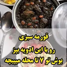 ادویه قورمه سبزی بسته صد گرمی 