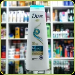 شامپو سر محافظ روزانه دو در یک همراه با نرم کننده مو سر (400میل) shampoo hair dove