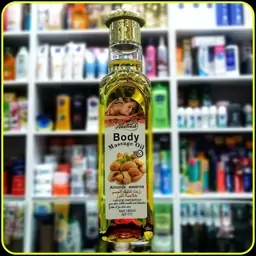 روغن ماساژ بدن نایس فرش با عصاره طبیعی روغن بادام (180میل) Body message Oil nice Fresh 