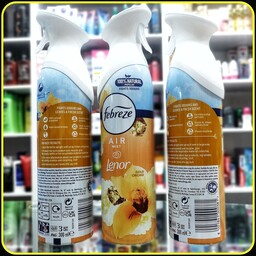 اسپری febreze با رایحه گل ارکیده طلایی هم خوشبو میکنه و هم رایحه بد محیط رو از بین می بره (300میل) 