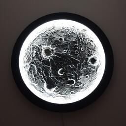 تابلو و چراغ خواب ماه