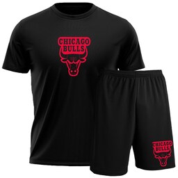 تی شرت شلوارک اسپرت مردانه طرح شیکاگو آلفامد کد TSH016