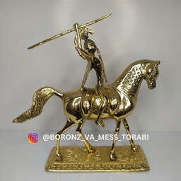 مجسمه اسب و سرباز رومی برنزی