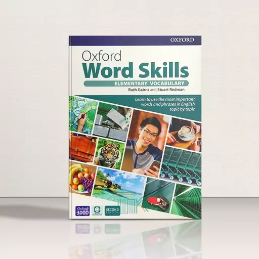 کتاب اکسفورد ورد اسکیل المنتری قطع بزرگ ویرایش دوم  Word Skill Elementary 2nd Edition