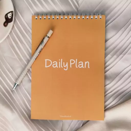 دفتر Daily Plan  مناسب برنامه ریزی روزانه شما در ابعاد A5