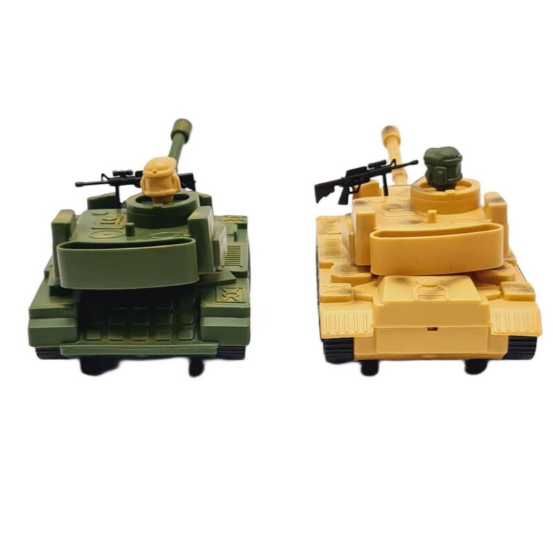 تانک اسباب بازی وکیوم مدل ارتشی  مجموعه 2 عددی   