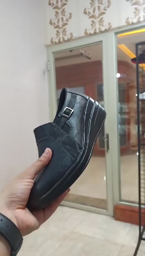کفش طبی کارمندی پاشنه سرخود
