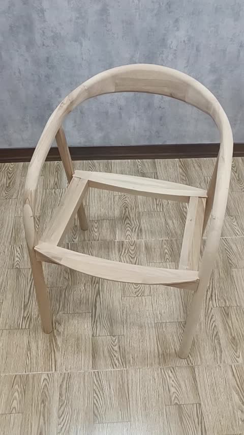 صندلی چوبی خام مدل کادنزا راش