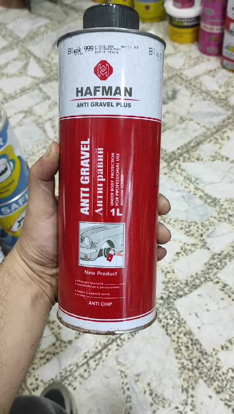 موم پاششی آنتی گریول مشکی برند هافمن (یک لیتر)