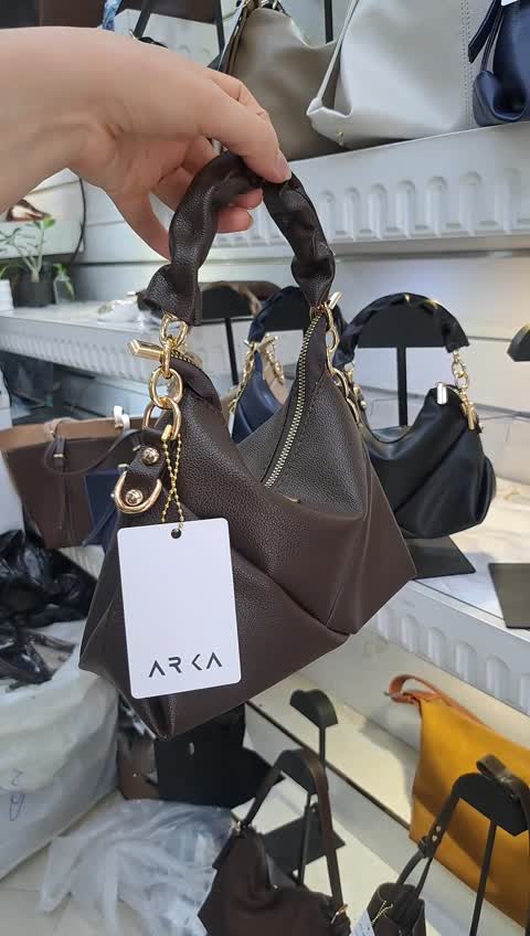 کیف دوشی دسته چروک دخترانه