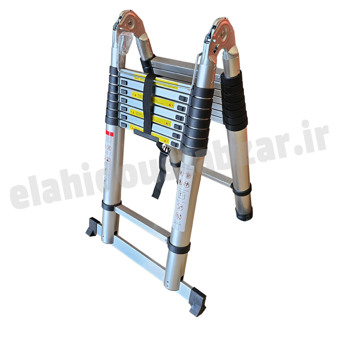 نردبان تلسکوپی 2.80+2.80 متر (دوطرفه -مستقیم)