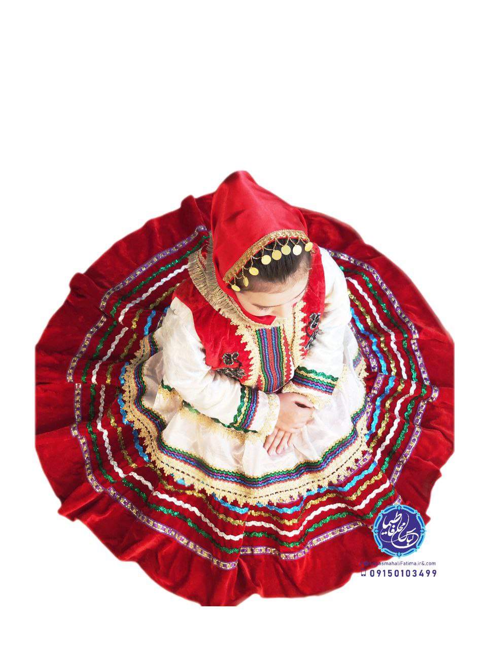 لباس محلی کرمانجی دخترانه