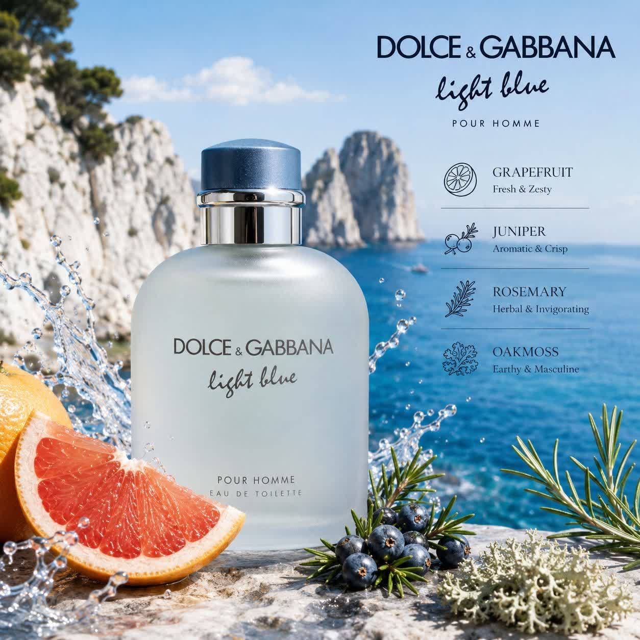 عطر لایت بلو Light Blue Pour Homme