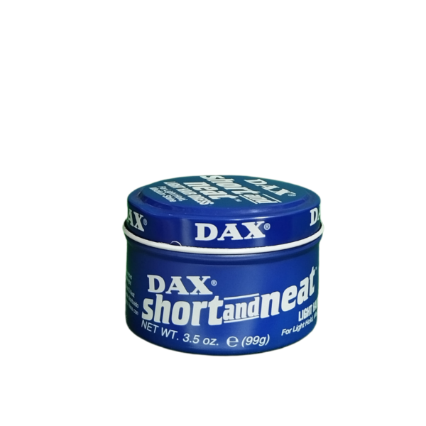 واکس مو داکس آبی DAX مدل Short and neatحجم 99g آمریکایی قوطی فلزی اصلی