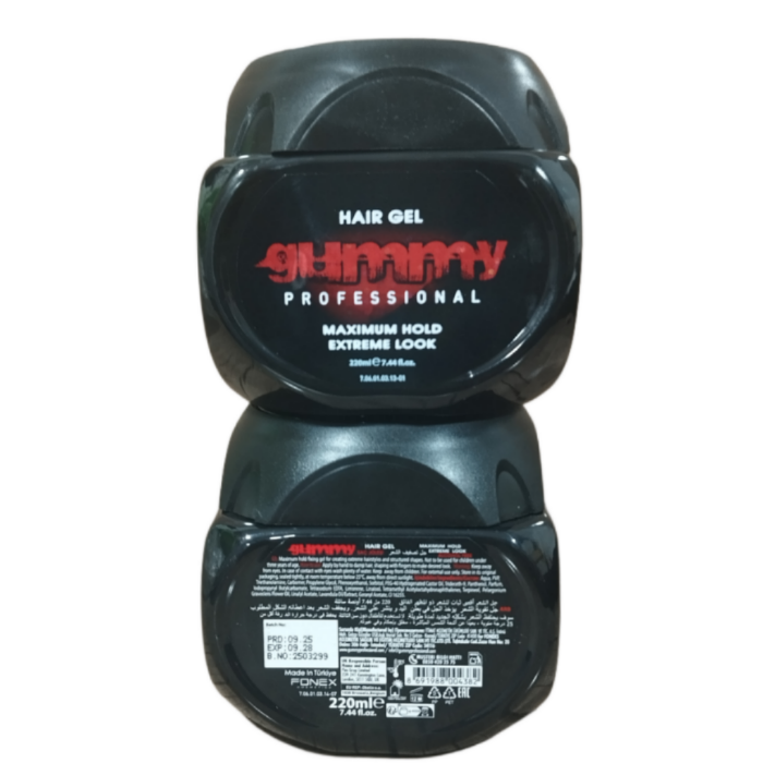 ژل موی سر گیومی HAIR GEL gummy اصلی (سری قدیم) حجم 220 میل تاریخ انقضا 2028