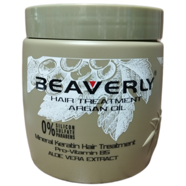 ماسک مو کراتینه بیورلی حجم 1000 میل BEAVERLY HAIR TREATMENT ARGAN OIL
