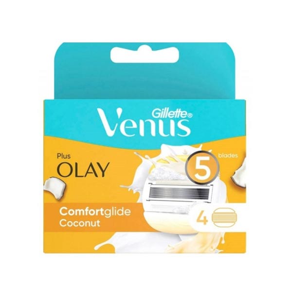 یدک ژیلت زنانه ونوس Venus Olay پنج لبه بسته 4 عددی