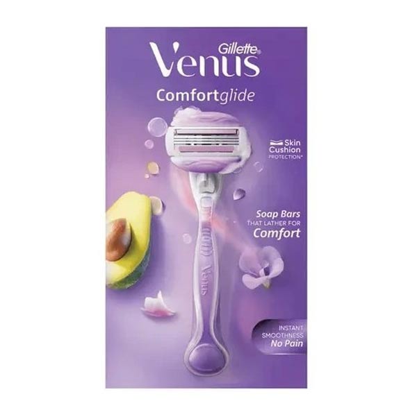 ست دسته، یدک و ژیلت زنانه ونوس Venus Comfrtglide سه لبه