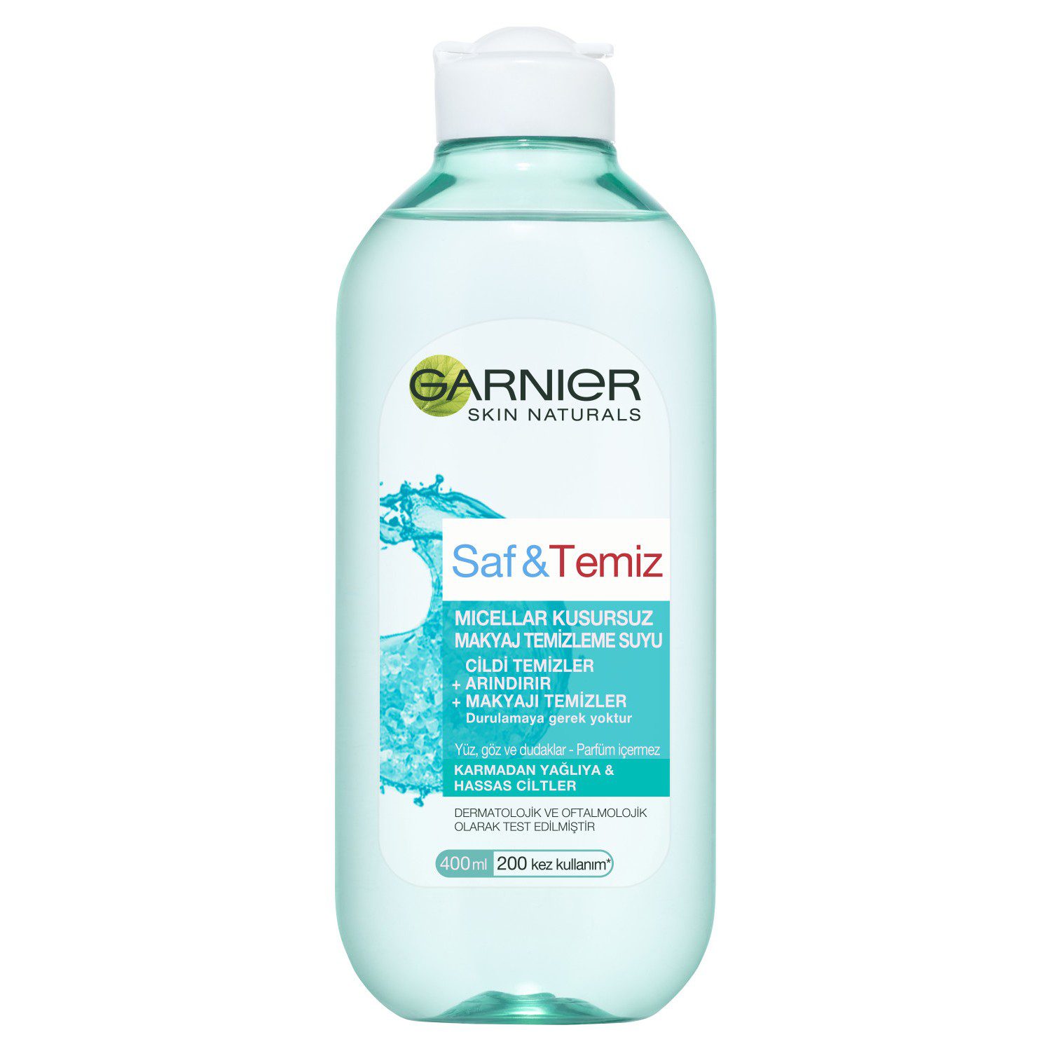 میسلار واتر گارنیر Saf & Temiz پیور اکتیو مخصوص پوست چرب و مختلط 400 میل (واردات قانونی ارسال از منطقه آزاد ارس)