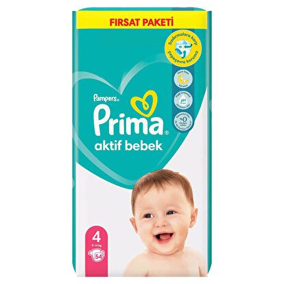 پوشک پریما پمپرز آوانتاژ ترک سایز 4 بسته 54 عددی (واردات قانونی ارسال از منطقه آزاد ارس)