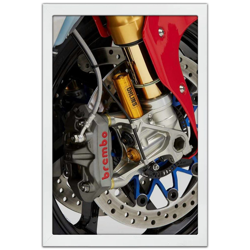 تابلو بکلیت طرح موتور سنگین هوندا HONDA RC213V-S مدل W-po1965 فریم سفید ارسال فوری مدل 1
