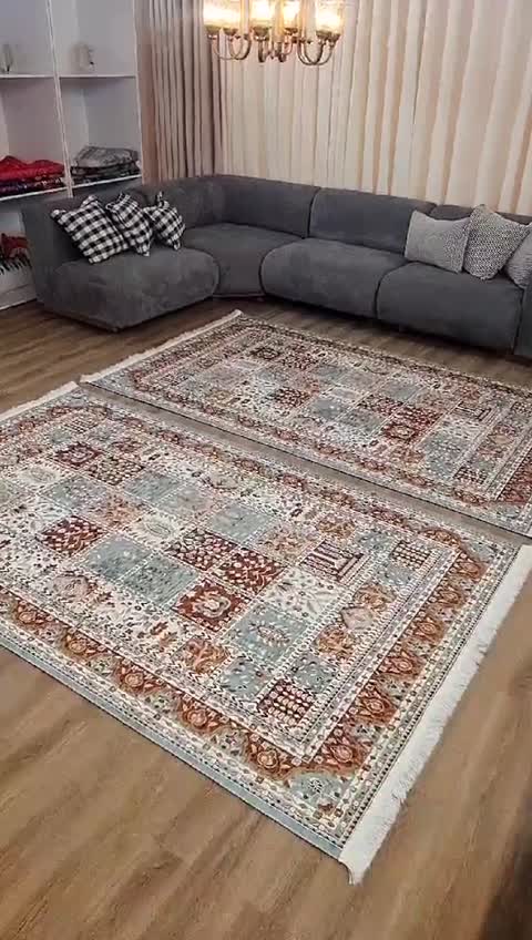 فرشینه مخمل تُرک طرح ابریشم، کد A 168 (پس کرایه)