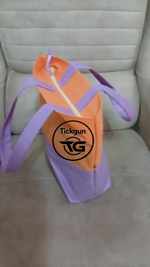 ساک دوشی دو رنگ زیپ دار