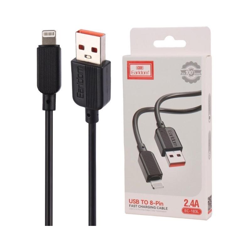 کابل Earldom EC-183L USB to Lightning سیلیکونی دیتا کابل