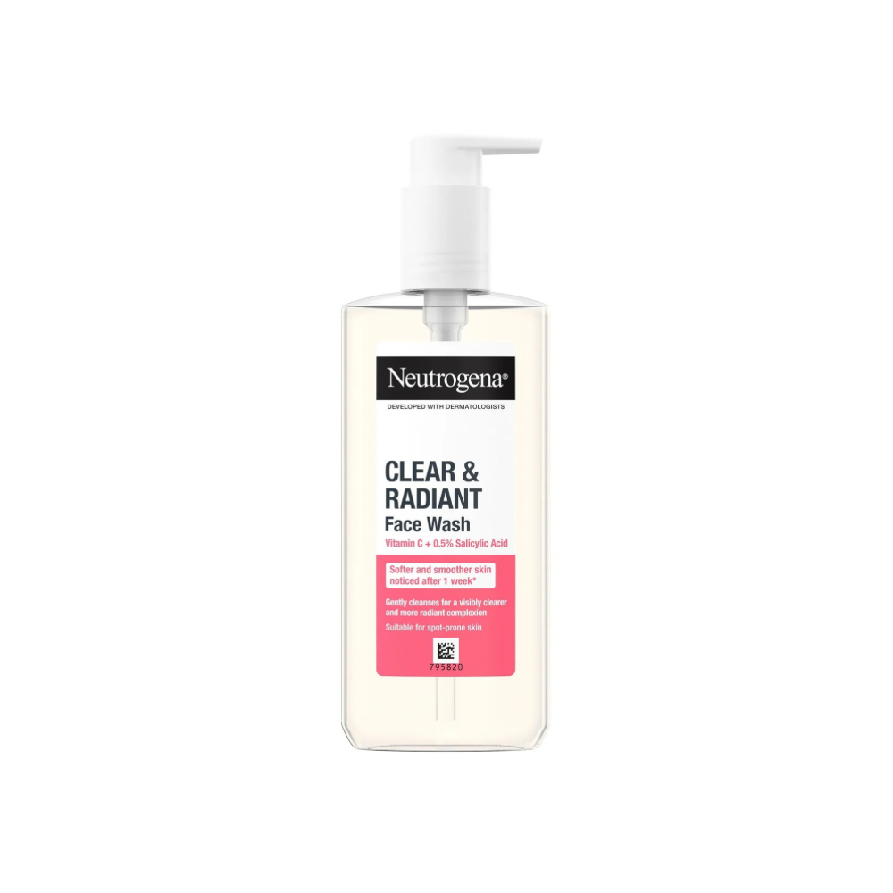 ژل شستشوی صورت نوتروژینا Clear &amp; Radiant