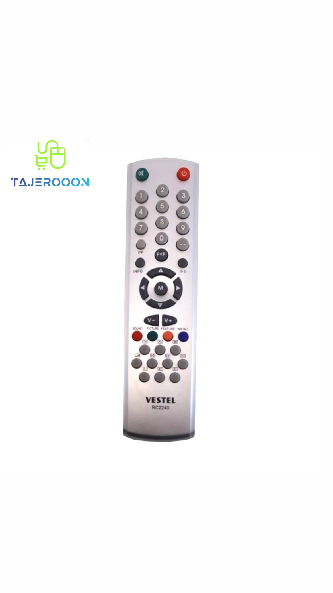 ریموت کنترل 2240 تلویزیون وستل اصلی