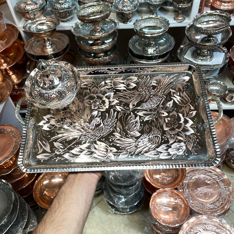 سینی مسی مدل کروم کد37