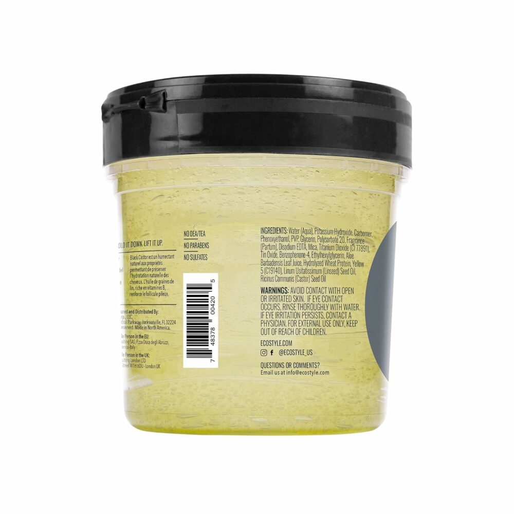 ژل اکو مشکی حاوی روغن کرچک سیاه و بذر کتان 236 میلی لیتر ECO