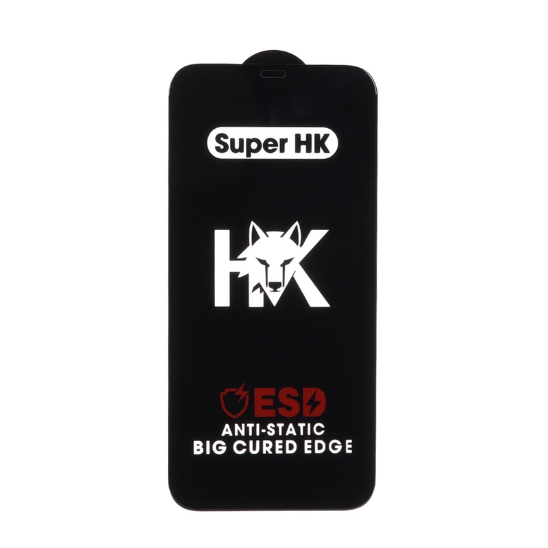 گلس گوشی iPhone 12 Pro Max آیفون شیشه ای HK Super 9D آنتی استاتیک Full Cover ESD Anti Static اورجینال کد 938497