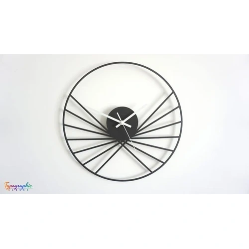 ساعت دیواری مدرن مناسب دکوراسیون مدرن با موتور تایوانی آرام گرد کد H-193