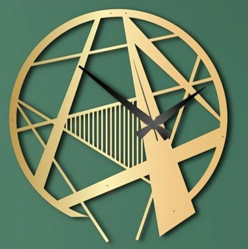 ساعت دیواری فلزی مدرن کد H-337