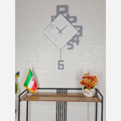ساعت دیواری فلزی مدرن کد H-281
