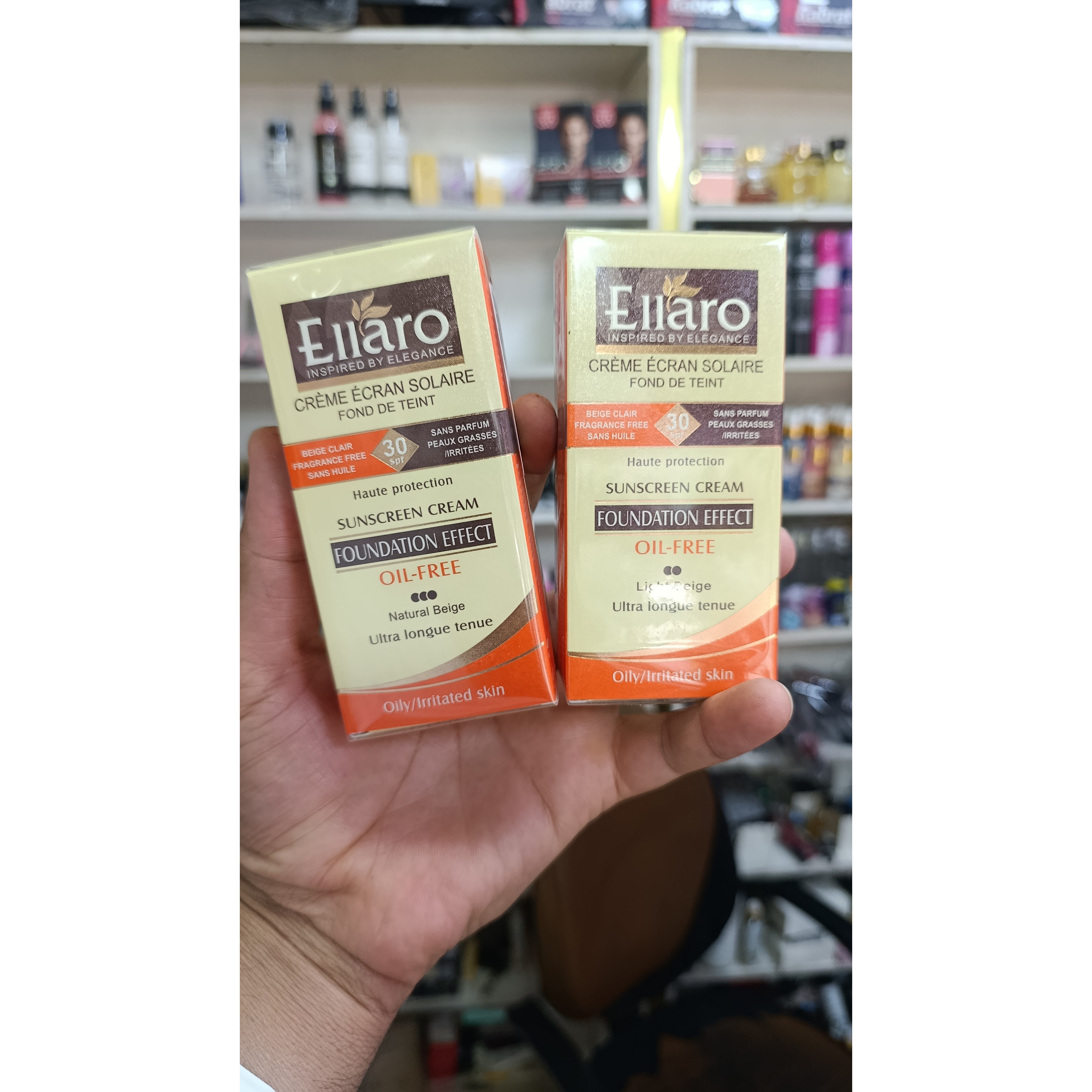 کرم ضدآفتاب الارو Spf30مناسب پوست چرب بژ روشن 40میل