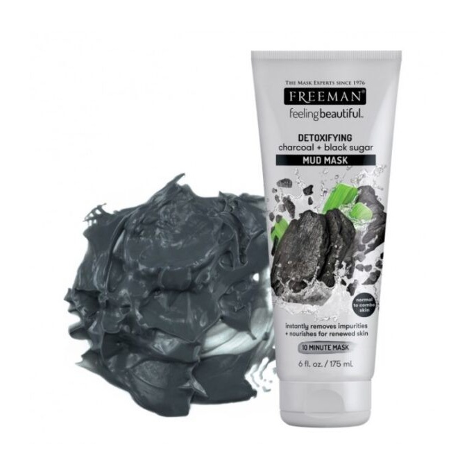 ماسک صورت گلی سیاه ذغالی فریمن Freeman Mud Mask
