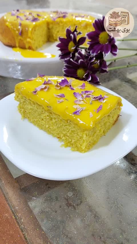 پودر کیک هل و گلاب 
