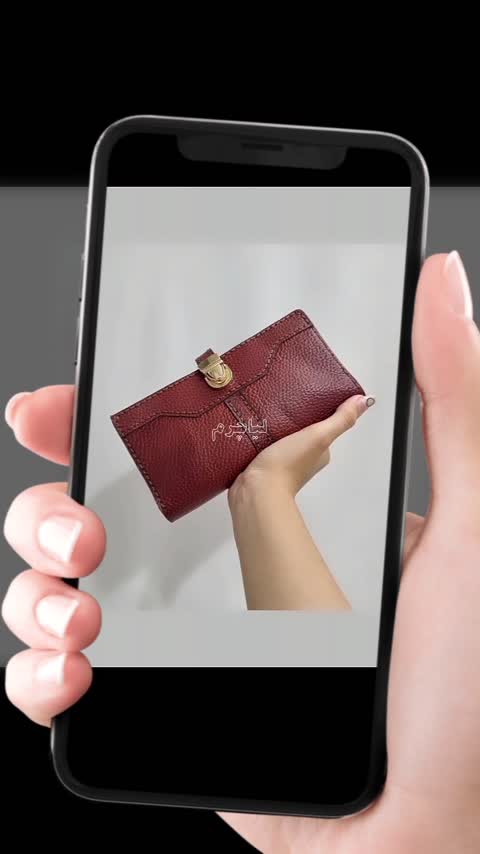کیف پول سه لت چرمی