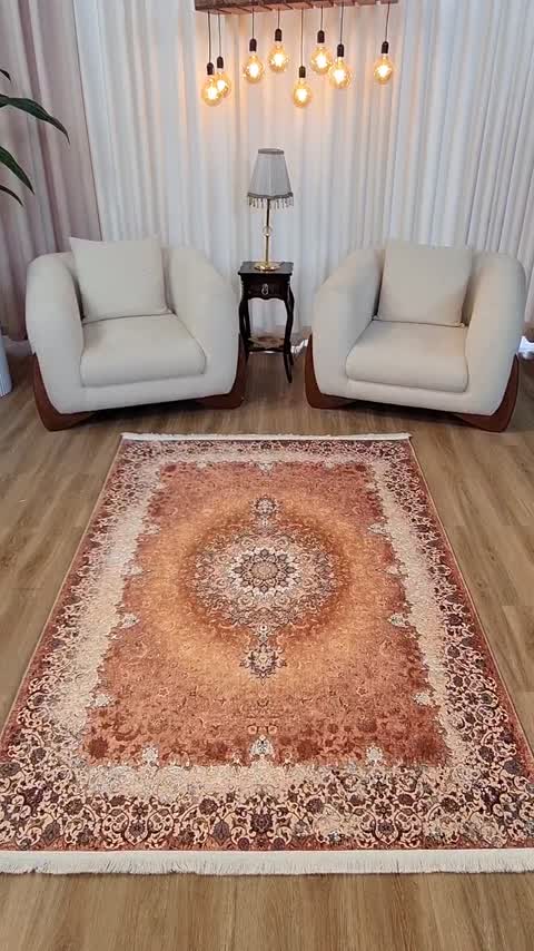فرشینه مخمل کیفیت هایژنیک گوشتی A+ طرح مستانه L816 (پس کرایه)