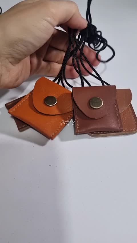 کیف دعا چرم طبیعی چرخدوز