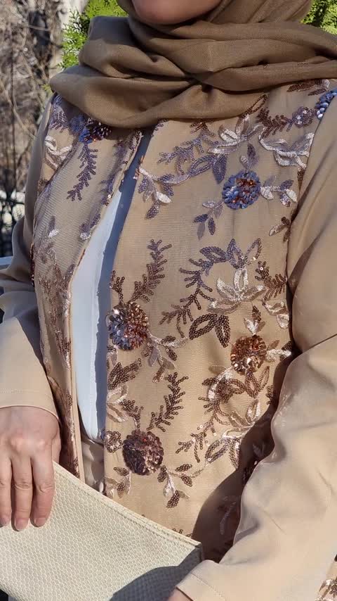 کت مجلسی پولکدوزی شده 
