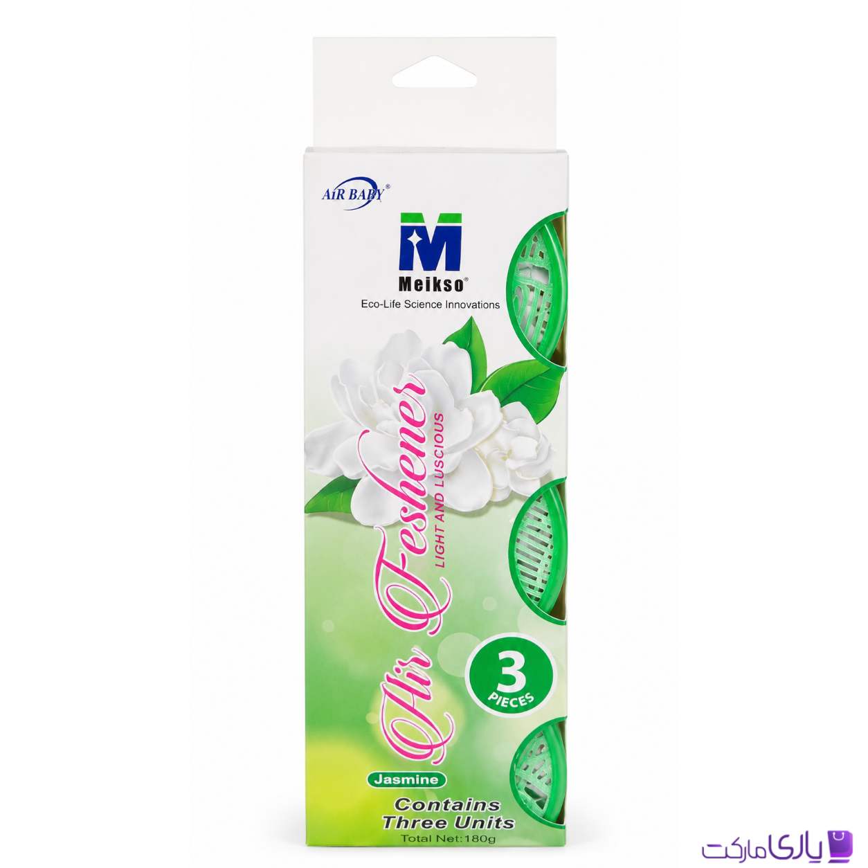 خوشبوکننده هوا میکسو رایحه یاسمن Light and Luscious بسته 3 عددی 180 گرمی
