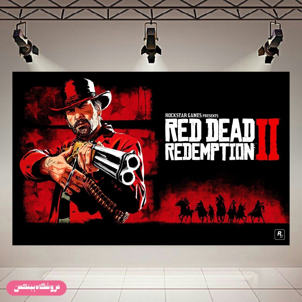 تابلو شاسی پینکمن طرح گیم Red Dead Redemption 9 طرح آرتور مورگان کد Jm191186