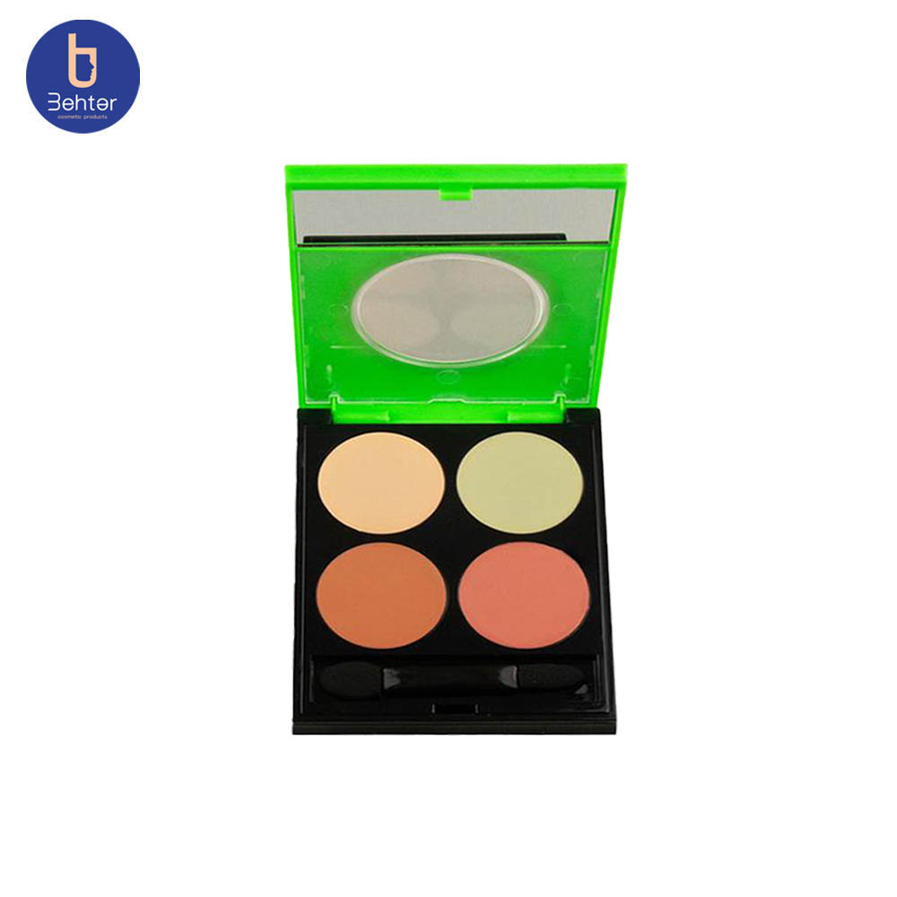پالت کورکتور چهار رنگ صورت کالیستا Callista Four Colore Face Corrector Palette