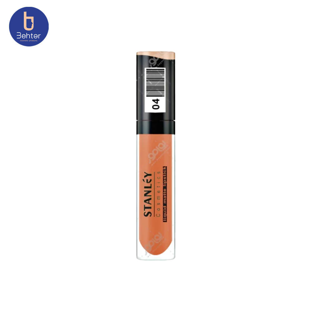 رژ لب مایع مات 24 ساعته شماره 4 استنلی Stanley 24-hour matte liquid lipstick4