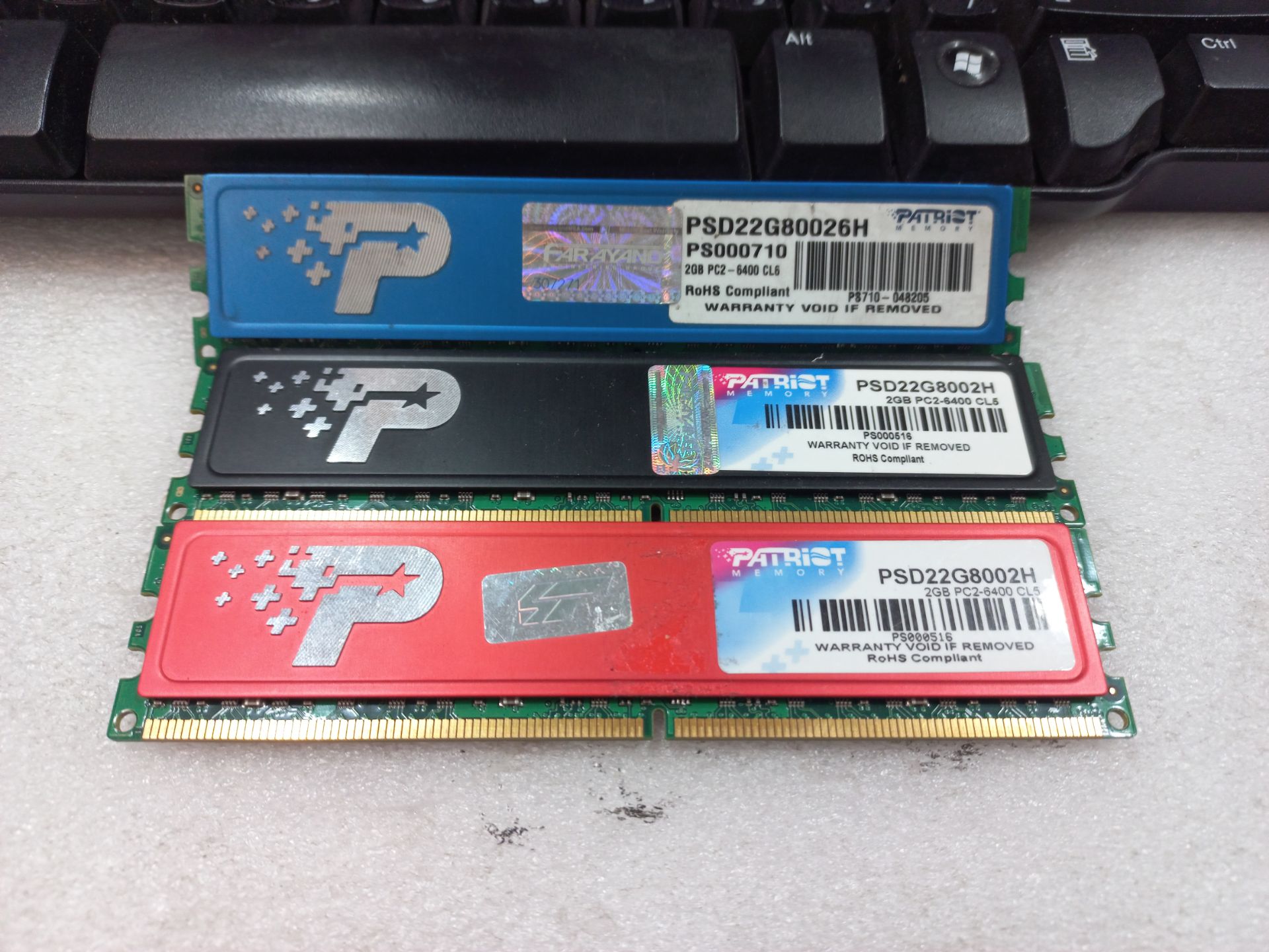 رم پتریوت گیگ DDR2 باس 6400 (مشکی)