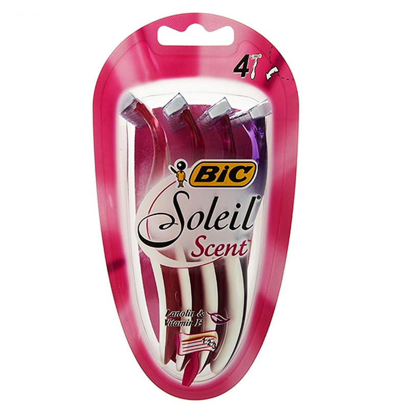 ژیلت خود تراش بیک مدل سولیل سکنت Soleil Scent بسته 6 عددی
