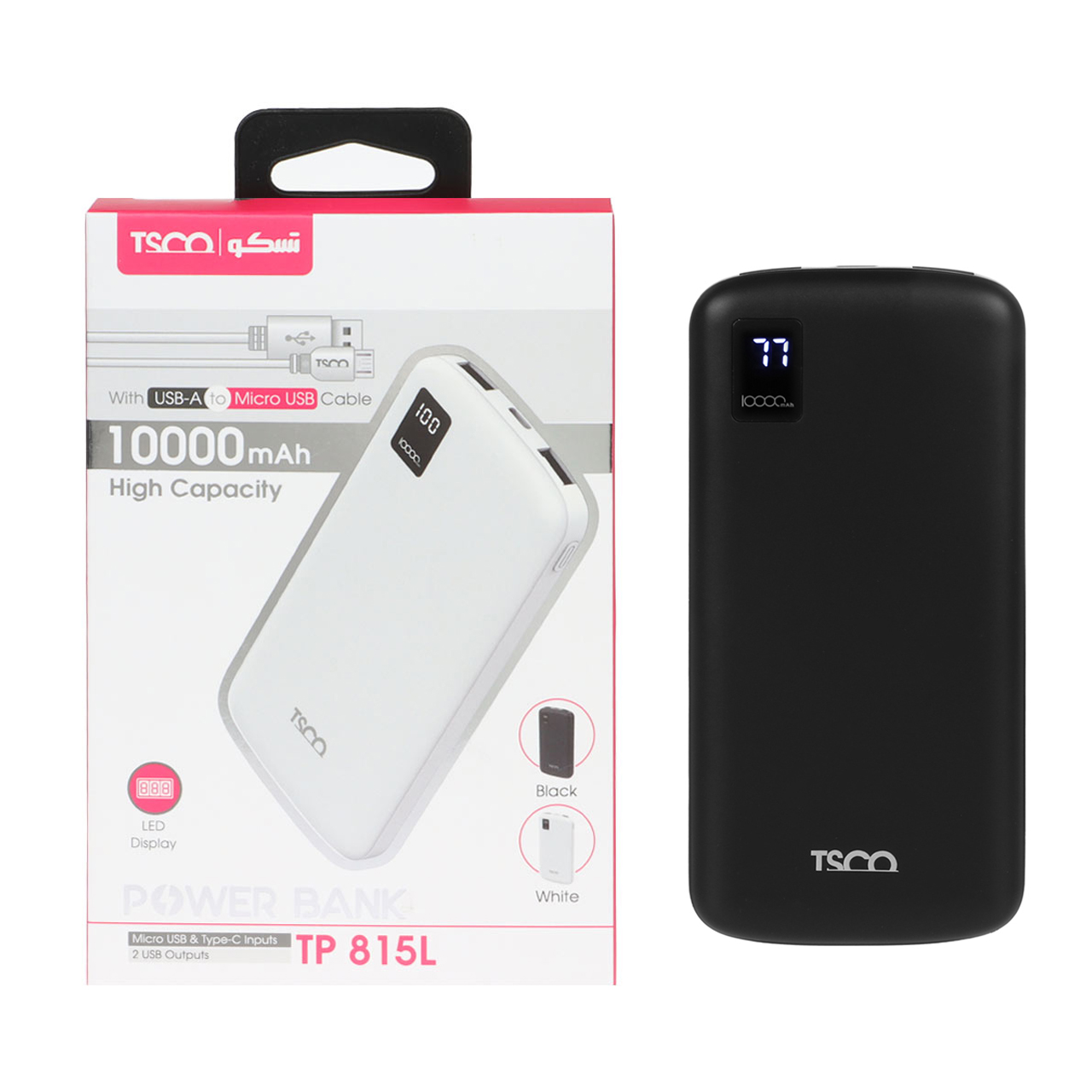 پاوربانک 10000mAh TSCO TP-815L